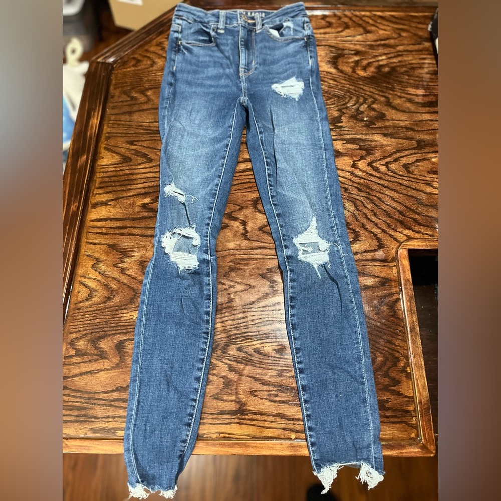 Womens American Eagle Next Level Stretch Size 00 Regular MSRP $39.95